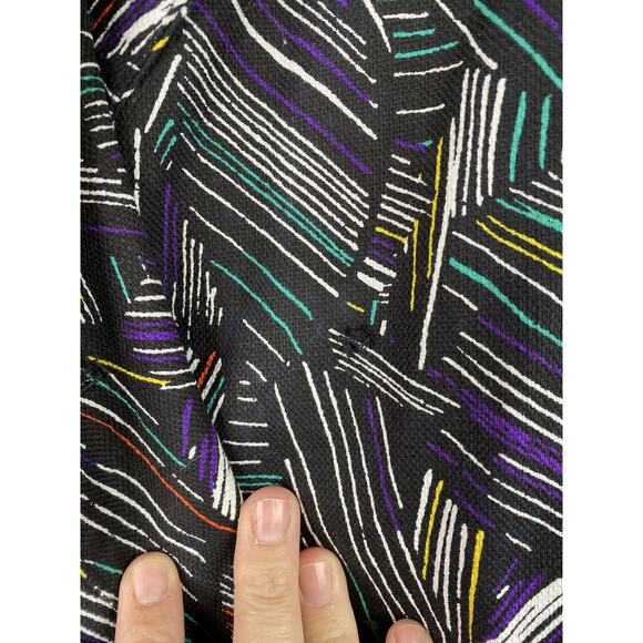 Duro Olowu Jacket Womens Sz S Black Abstract Print Trench Belted Button Up NWOT - Picture 11 of 15